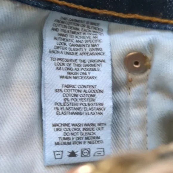 DEREK LAM*  Crosby 10 'Devi' mid rise authentic skinny jean medium wash 15" flat - Picture 8 of 11